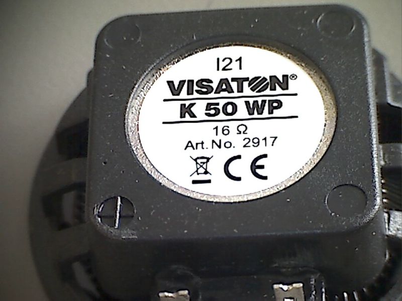 k 50wp/16 ohm, динамик широкополосный visaton K 50WP/16 Ohm, динамик широкополосный Visaton