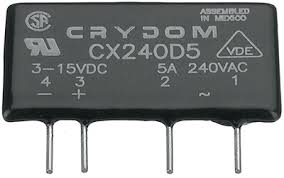cx240d5, solid state relays 280vac sip 5a dc in CX240D5, Solid State Relays 280VAC SIP 5A DC IN