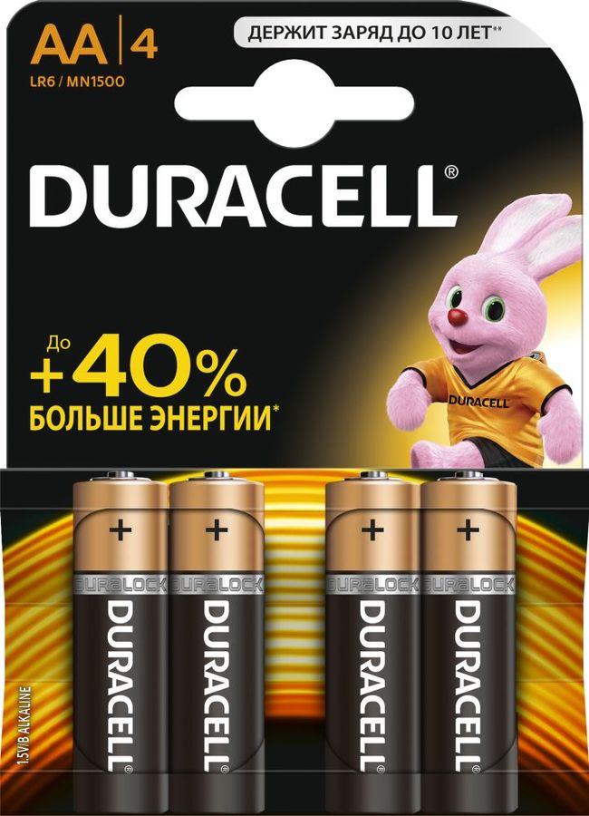 lr6 bl4 basic, lr06 элемент питания duracell LR6 BL4 Basic, LR06 элемент питания Duracell
