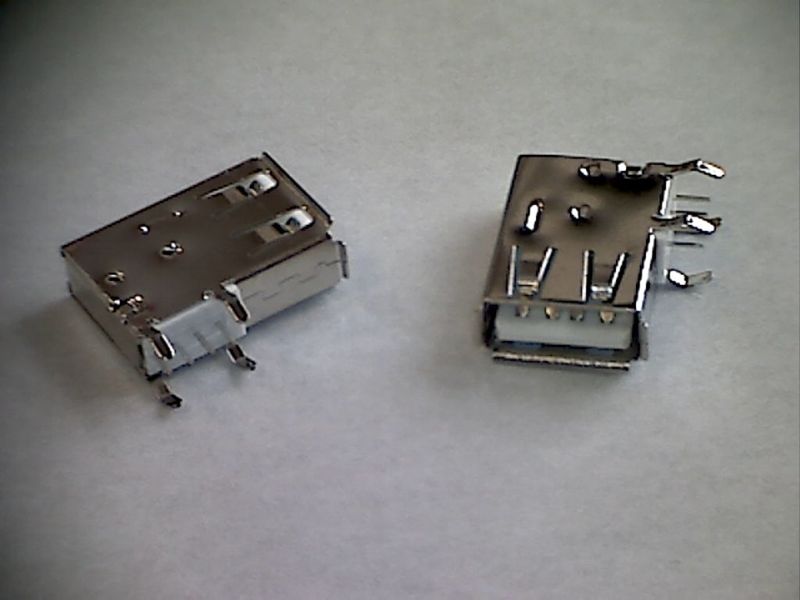 USB-A 111, разъем на плату угловой