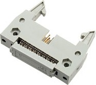 ds1012-16, вилка 2.54мм на шлейф с защелкой DS1012-16, вилка 2.54мм на шлейф с защелкой