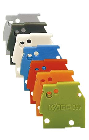 WAGO 255-100, торцевая пластина к клеммам