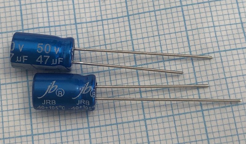 ecap 50v-47uf 06x11 105c pbf, электролит. конденсатор ECAP 50V-47uF 06x11 105C PBF, электролит. конденсатор