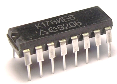 к176ие8, микросхема К176ИЕ8, микросхема