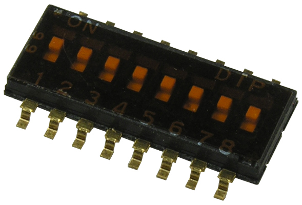 nhds-06, dip переключатель 6поз. 1,27мм smd NHDS-06, DIP переключатель 6поз. 1,27мм SMD