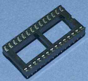 dip-28 на шлейф 28к., узк. разъём DIP-28 на шлейф 28к., узк. разъём