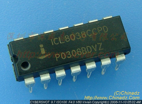 icl8038ccpd, микросхема ICL8038CCPD, микросхема