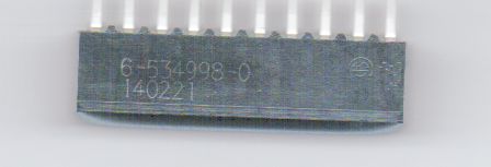 6-534998-0, розетка на плату conn socket strip rcp 20pin 2.54mm solder st thru-hole 6-534998-0, розетка на плату Conn Socket Strip RCP 20pin 2.54mm Solder ST Thru-Hole