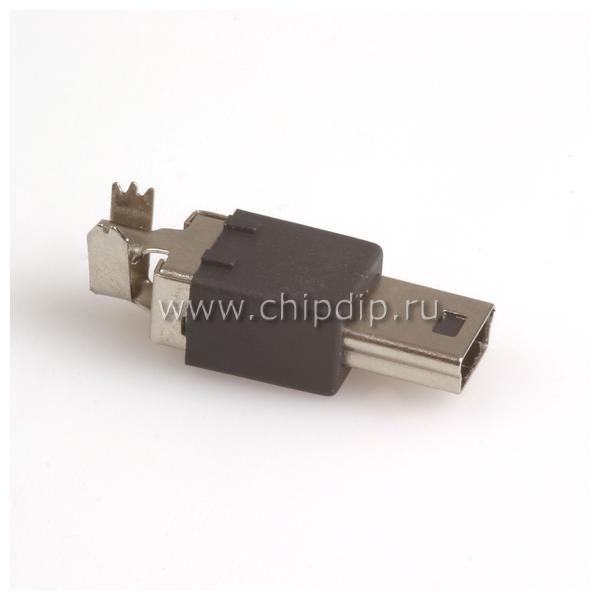 mini usb-a-4s, розетка на плату, 4 конт. Mini USB-A-4S, розетка на плату, 4 конт.