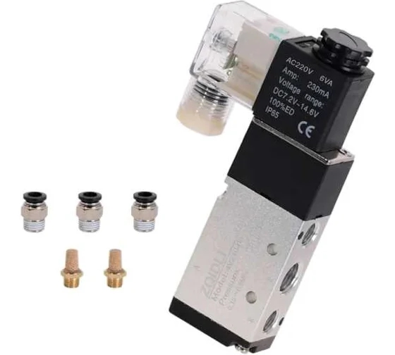 пневмораспределитель 4v210-08 ac220v 00-00004618 Пневмораспределитель 4v210-08 AC220V 00-00004618