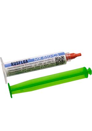 mr-850-cs 5мл, флюс паяльный (шприц) MR-850-CS 5мл, флюс паяльный (шприц)
