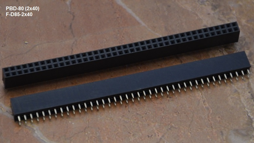 pbd 2x40 (разъем pbd-80), гн. в плату PBD 2x40 (разъем PBD-80), гн. в плату