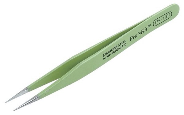1pk-101t, антистатич. пинцет (110мм) 1PK-101T, антистатич. пинцет (110мм)