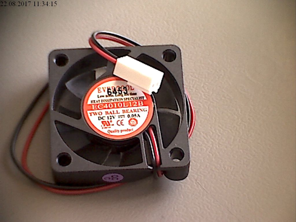 ec4010l12b, вентилятор 40х40х10, 12в EC4010L12B, вентилятор 40х40х10, 12В