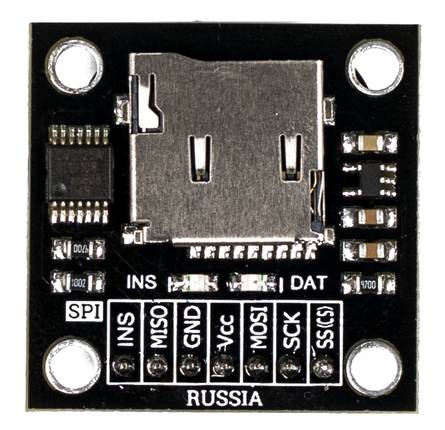 адаптер карт microsd (trema-модуль v2.0) Адаптер карт MicroSD (Trema-модуль v2.0)
