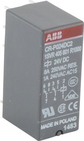 cr-p024dc2, реле промежуточное 2co 8а, uкат. 24vdc CR-P024DC2, реле промежуточное 2CO 8А, Uкат. 24VDC