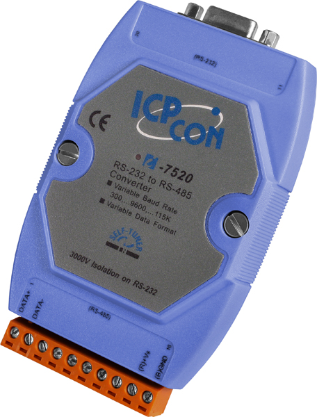 i-7520 cr rs-232 to rs-485 converter, преобразователь I-7520 CR RS-232 to RS-485 converter, преобразователь
