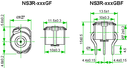 NS3R-230GBF, разрядник