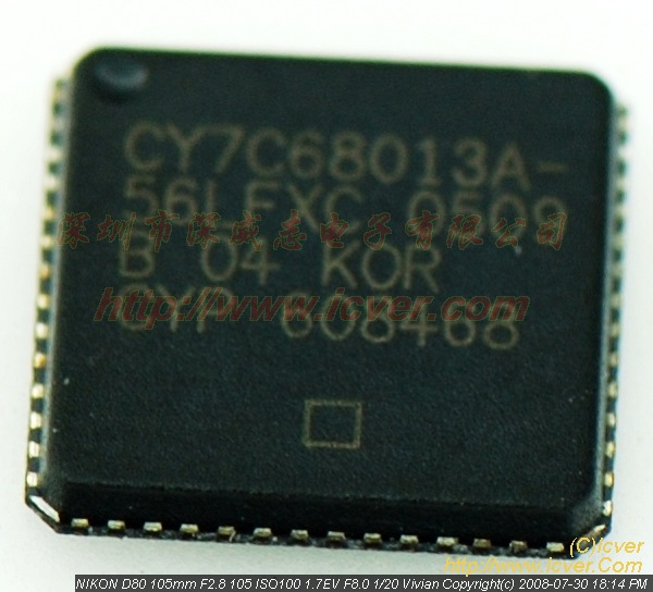 cy7c68013a-56lfxc, микросхема CY7C68013A-56LFXC, микросхема