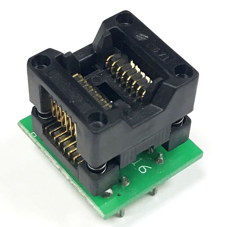 dip-soic 8 pin 150 mil, адаптер для программирования микросхем DIP-SOIC 8 pin 150 mil, адаптер для программирования микросхем