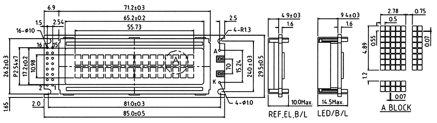 dv-16230s2fbly-h/r, индикатор DV-16230S2FBLY-H/R, индикатор