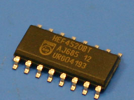 hef4520bt, микросхема HEF4520BT, микросхема