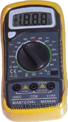 mas838, цифровой мультиметр MAS838, цифровой мультиметр