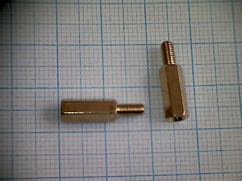 pchsn-12 mm, м3, латунь, шестигр.стойка для п/плат PCHSN-12 mm, М3, латунь, шестигр.стойка для п/плат