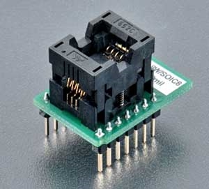 dil8w/soic8 zif 150mil sfash-1a, универсальный адаптер DIL8W/SOIC8 ZIF 150mil SFash-1a, универсальный адаптер
