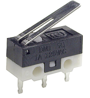 dm1-01p-30g, микропереключатель с лапкой DM1-01P-30G, микропереключатель с лапкой