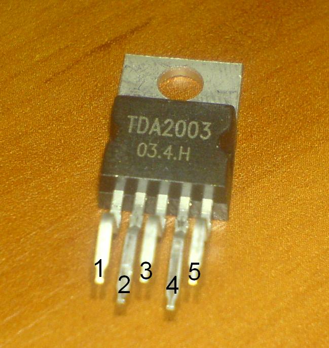 tda2003, микросхема TDA2003, микросхема