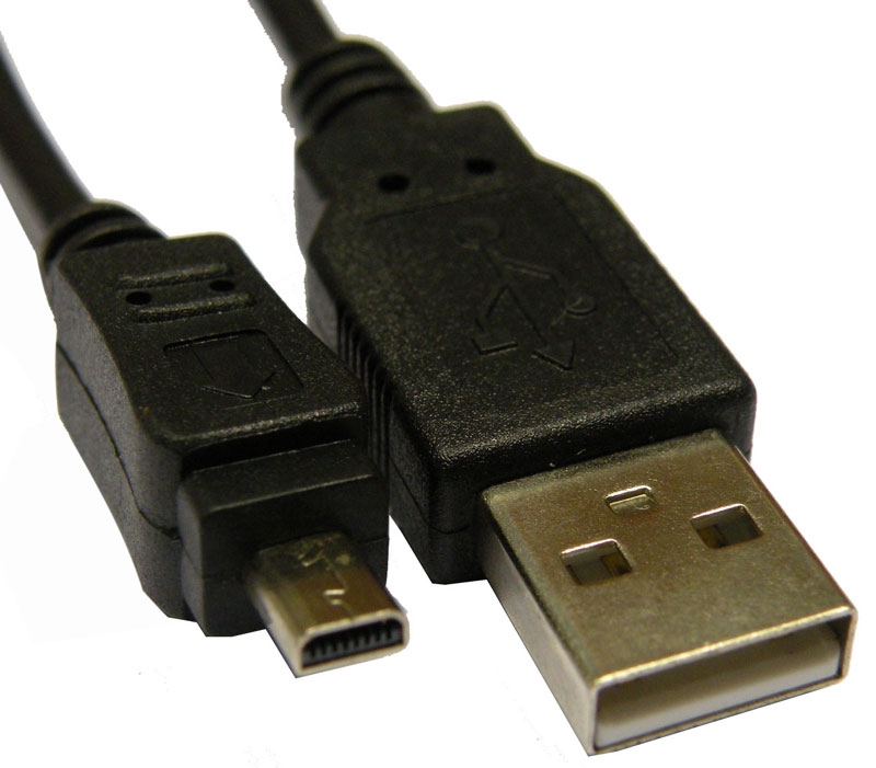 mini usb-a-4p, вилка на кабель, 4 конт. Mini USB-A-4P, вилка на кабель, 4 конт.