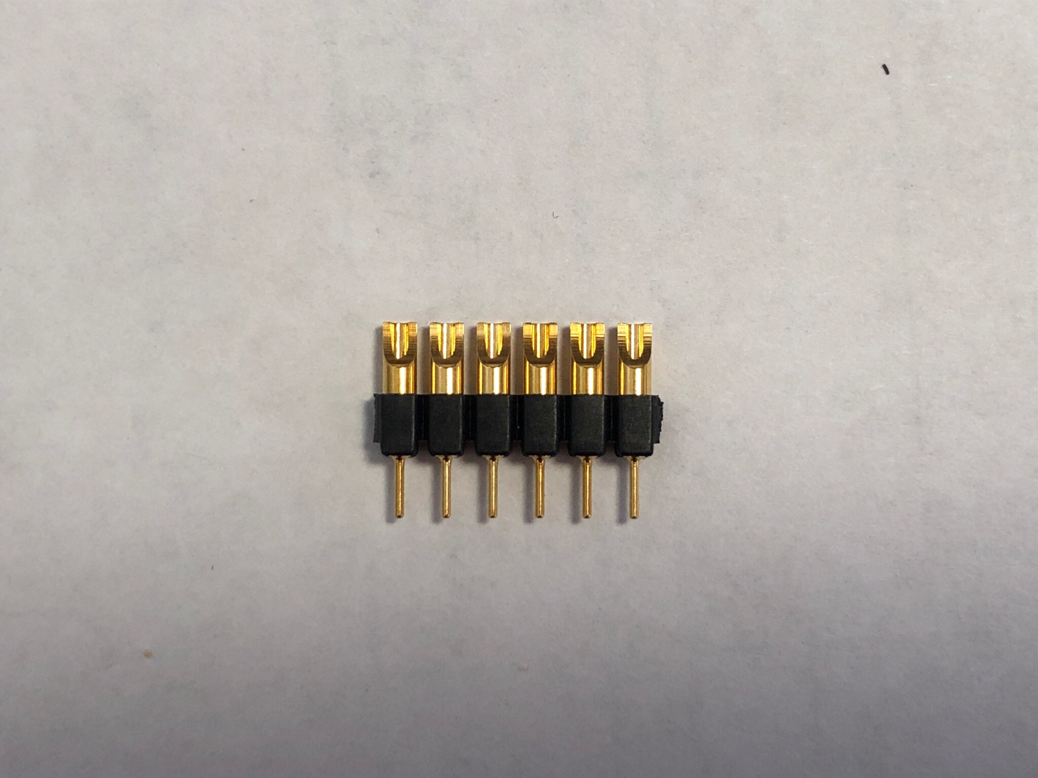 MK-04-6-G, вилка 2.54, gold-plated