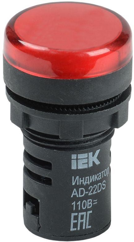 ad22ds (led), лампа d22 mm красный 230в AD22DS (LED), лампа d22 mm красный 230В