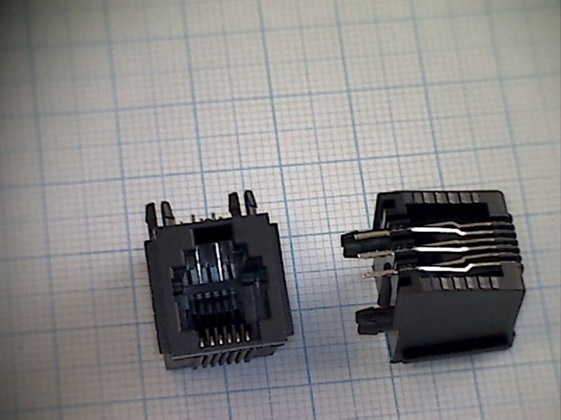 tj2-6p6c, розетка в плату TJ2-6P6C, розетка в плату