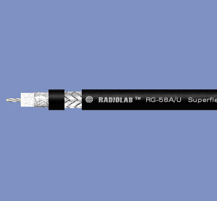 rg-58 a/u (ethernet), кабель коакс., черный RG-58 A/U (Ethernet), кабель коакс., черный