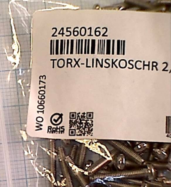 24560-162, винт M2,5X14 T 100шт.