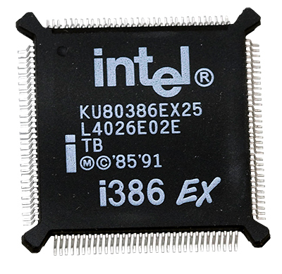 ku80386extb-25, микросхема KU80386EXTB-25, микросхема