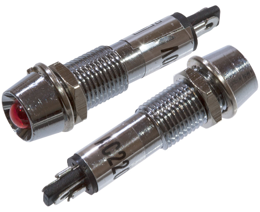 xd8-1-r-03vdc, cветодиод с держателем/ красный/ 8мм / 3vdc XD8-1-R-03VDC, cветодиод с держателем/ красный/ 8мм / 3VDC