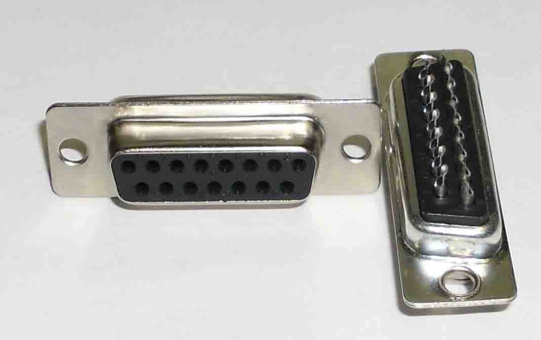 db-15f, разъём d-sub black DB-15F, разъём D-sub black