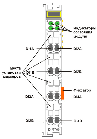 dim76001-c1, 4-канальный модуль дискретного ввода DIM76001-C1, 4-канальный модуль дискретного ввода