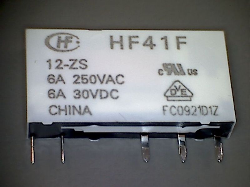 hf41f/12-zs, реле HF41F/12-ZS, реле