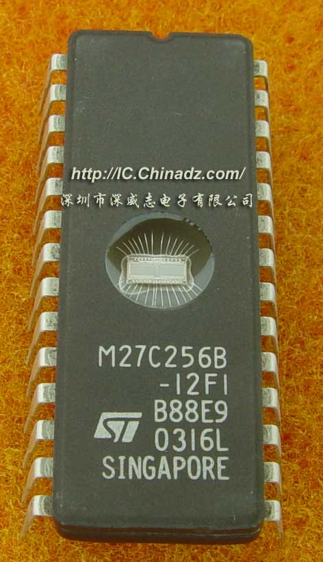 m27c256b-12f1, микросхема M27C256B-12F1, микросхема