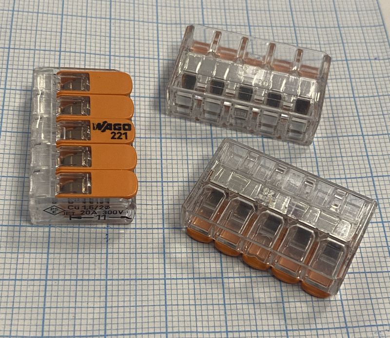 wago 221-415, клемма WAGO 221-415, клемма