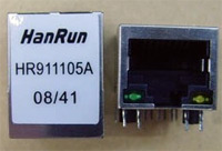 hr911105a, розетка rj-45 lan со светодиодами HR911105A, розетка RJ-45 LAN со светодиодами