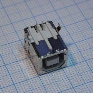 USBB-1J, розетка на плату (USBB-FR)