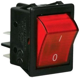 a14b1k11, переключатель красный с подсветкой on-off (16a/250vac) 4p A14B1K11, переключатель красный с подсветкой ON-OFF (16A/250VAC) 4P