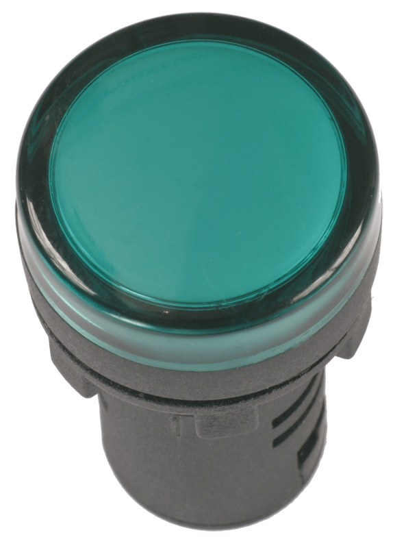 AD22DS (LED), лампа d22 mm зеленый 24В