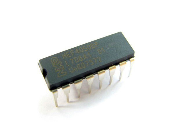 hef4050bp, микросхема HEF4050BP, микросхема