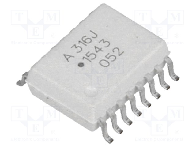 hcpl-316j-500e, оптопара HCPL-316J-500E, оптопара